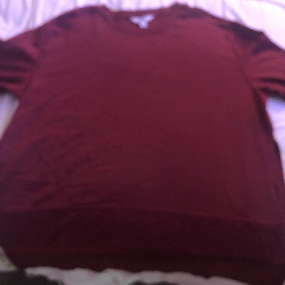 Burgundy top